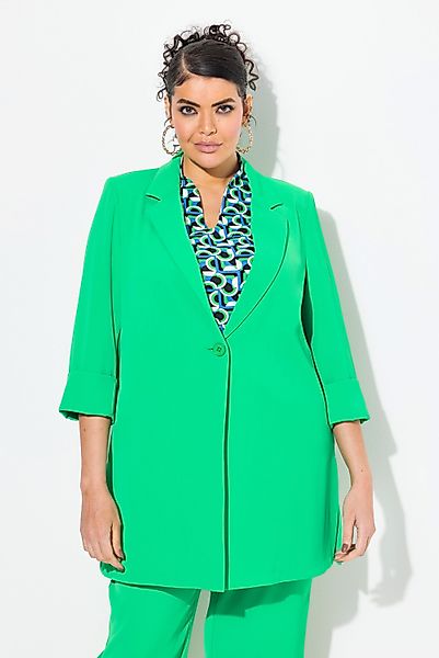 Ulla Popken Blusenblazer Blazer Reverskragen Knopfverschluss günstig online kaufen