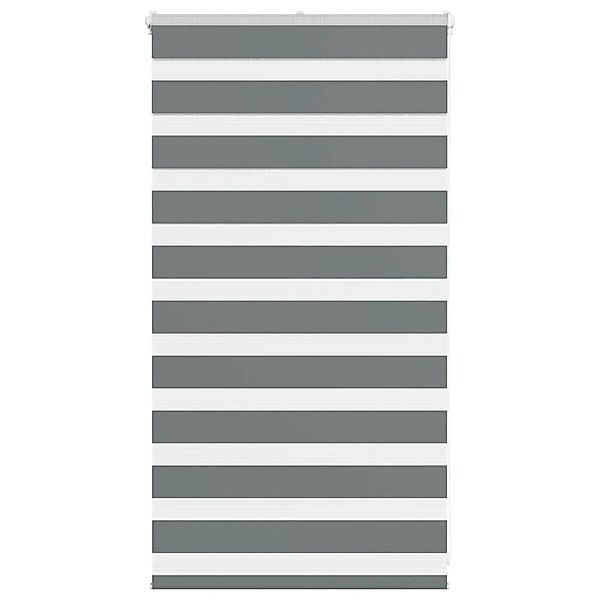 vidaXL Doppelrollo Dunkelgrau 90x100 cm Stoffbreite 85,9 cm Polyester 40141 günstig online kaufen