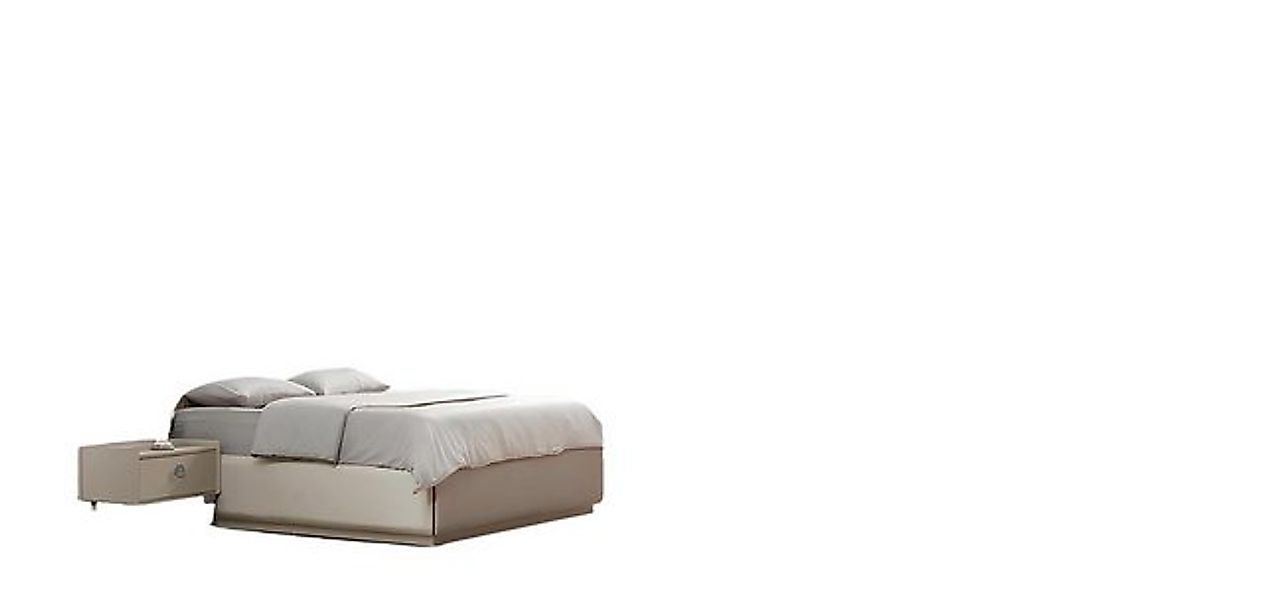 JVmoebel Bett Schlafzimmer Komplett 5tlg Bett 2x Nachttische Kleiderschrank günstig online kaufen