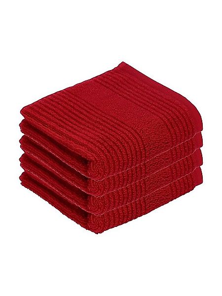 Vossen Gästehandtücher 4er Pack Gästetuch 30 x 50 cm Tomorrow, Frottier (Sp günstig online kaufen