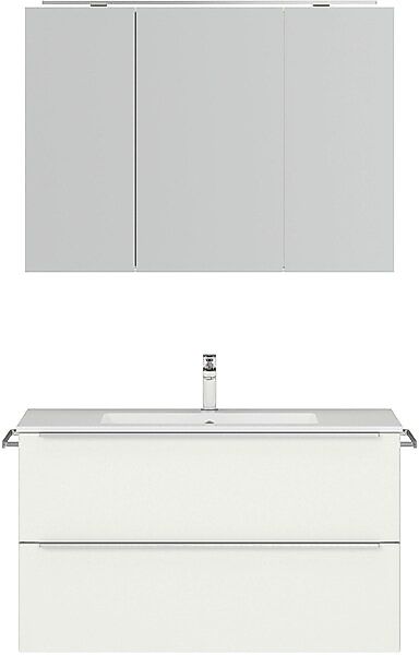 nobilia® Badmöbel-Set »Levere« vormontiert, mit Soft-Close, 2 Stk. tlg. günstig online kaufen