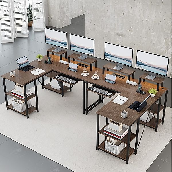HOMALL Gaming-Stuhl Massage-Bürostuhl aus Stoff mit günstig online kaufen