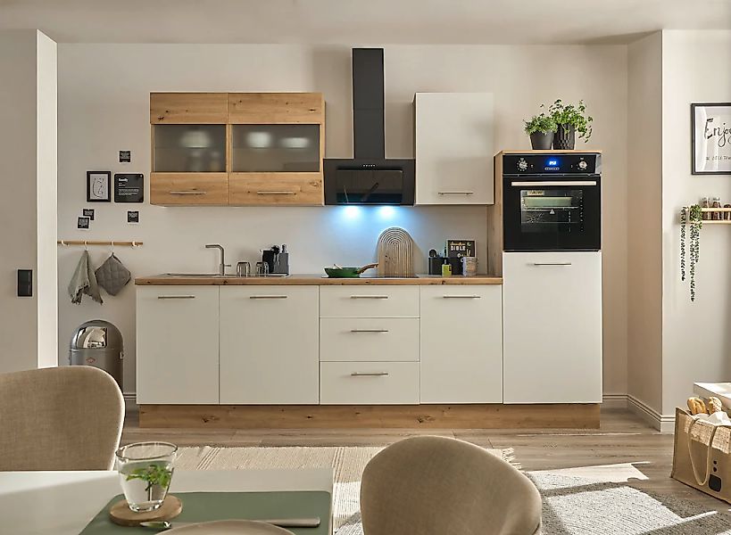 BASIC by Balculina Küchenzeile "Capri B/T/H 280x60x218 cm" Breite 280 cm, w günstig online kaufen