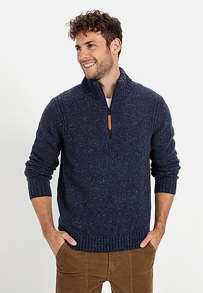 camel active Troyer aus einem Wollmix (1-tlg) Markenlabel günstig online kaufen