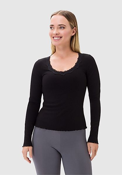 Les Lunes Langarmhemd Maala feminines Design, günstig online kaufen