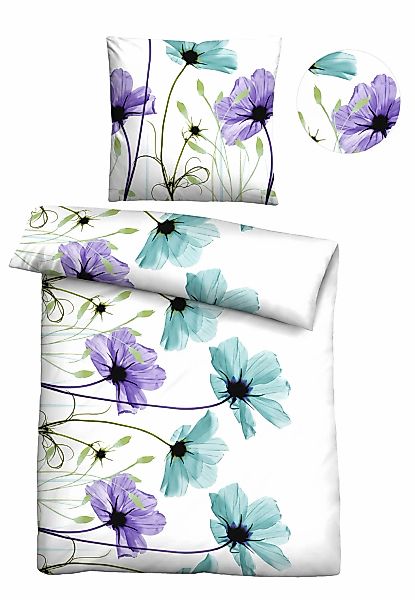 Castell - Markenbettwäsche Bettwäsche "0260982" 2 Stk. tlg. absolut bügelfr günstig online kaufen