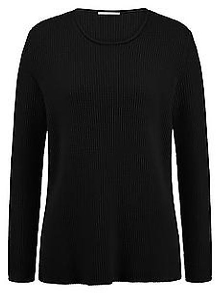 Rundhals-Pullover Peter Hahn schwarz günstig online kaufen
