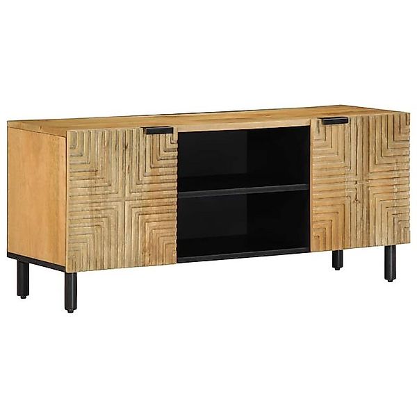 vidaXL TV-Schrank TV-Schrank Braun 105x33x46 cm Massivholz (1-St) günstig online kaufen