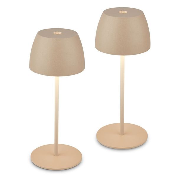 Briloner Leuchten Tischleuchte 2x LED Akku günstig online kaufen