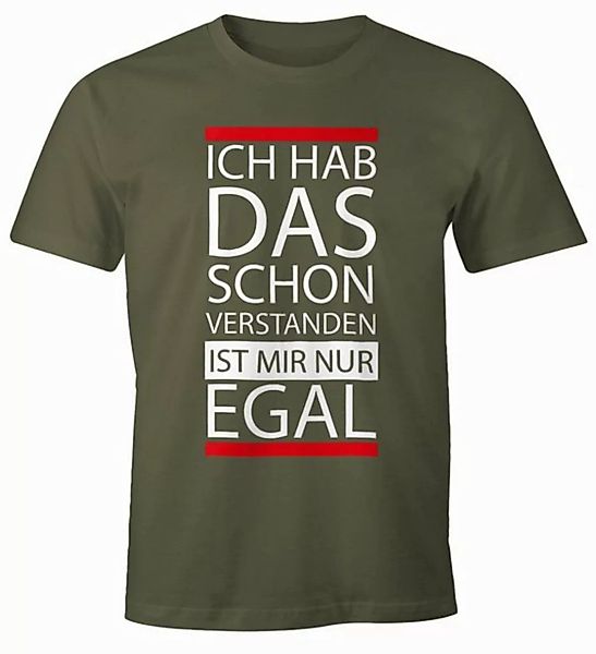 MoonWorks Print-Shirt Herren T-Shirt - Ich hab das schon verstanden, ist mi günstig online kaufen