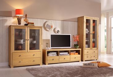 Home affaire Wohnwand "Gotland" Set, 3 Stk. tlg. bestehend aus 1 Highboard, günstig online kaufen