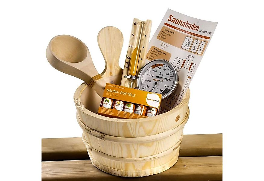 Sentiotec Sauna-Aufgussset Sentiotec Saunazubehör Set 11-teilig, hochwertig günstig online kaufen