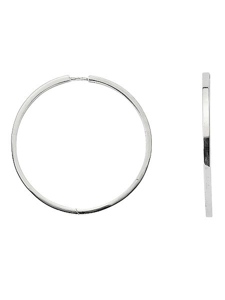 Adelia´s Paar Ohrhänger "1 Paar 925 Silber Ohrringe / Creolen Ø 42,6 mm", 9 günstig online kaufen