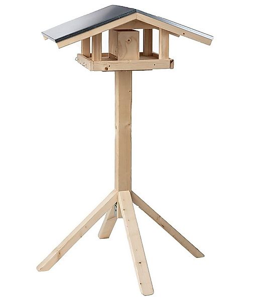Dehner Vogelhaus Natura Karwendel, 127.2 x 84.3 x 84.3 cm, inkl. Ständer un günstig online kaufen