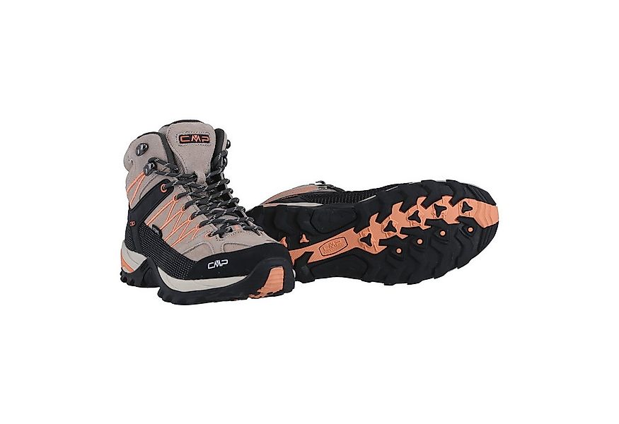 CMP Rigel Mid WP (Trekking, wasserdicht) beige/melone Damen Wanderschuh günstig online kaufen