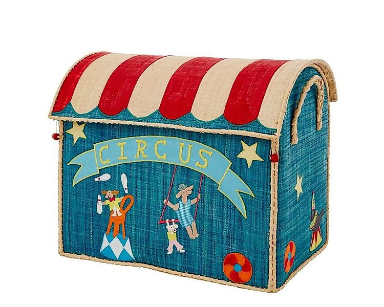 rice Aufbewahrungskorb Landhauskorb Zirkus groß 48 x 32 x 42 cm günstig online kaufen