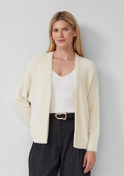 s.Oliver Cardigan Strickjacke Flauschiger Cardigan mit günstig online kaufen