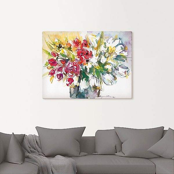 Artland Wandbild »Blumenstrauß IV«, Blumen, (1 St.), als Leinwandbild, Post günstig online kaufen