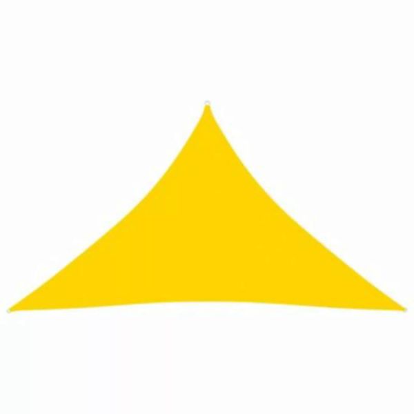 vidaXL Sonnensegel Oxford-Gewebe Dreieckig 4x4x5,8 m Gelb Sonnensegel gelb günstig online kaufen