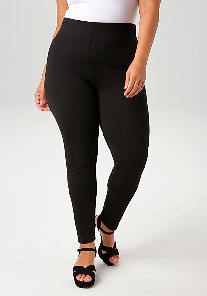 Aniston PLUS Leggings, aus elastischer Single Jersey-Qualität günstig online kaufen