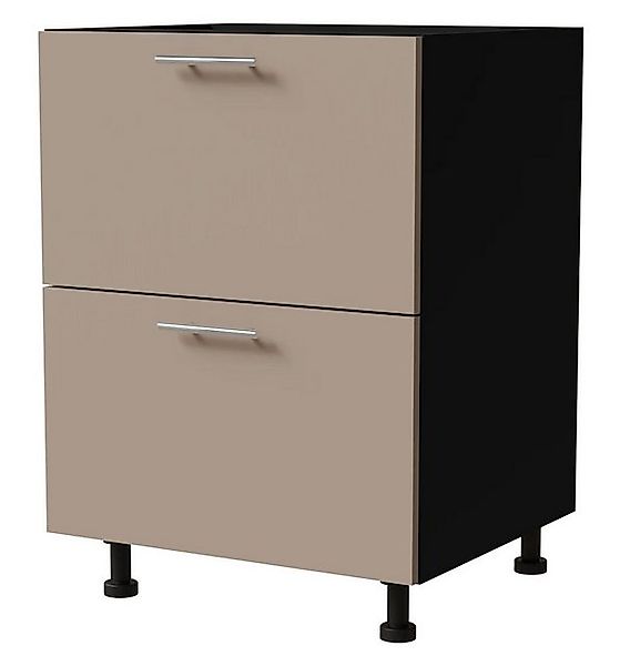 Feldmann-Wohnen Unterschrank Brerra (D2/60, 2 Schubladen - REJS Comfort Box günstig online kaufen