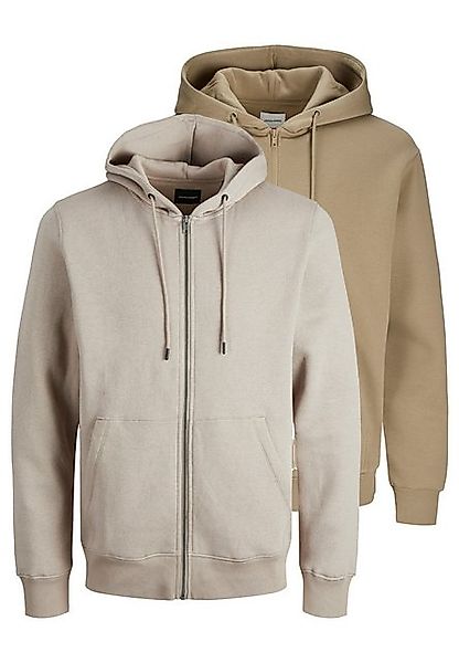 Jack & Jones Hoodie 2er Pack Bradley (Spar-Set, 2-tlg) Sweatjacke / Hoodie günstig online kaufen