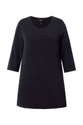 Ulla Popken Longshirt Longshirt Rundhalsausschnitt 3/4-Arm günstig online kaufen