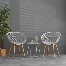 Homestyle4u Gartenstuhl Stuhl Balkonstuhl Massiv Küche günstig online kaufen