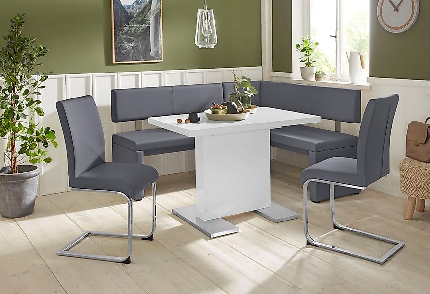 Home affaire Freischwinger "Charissa" (Set) 2 Stk.Bezug in verschiedenen Qu günstig online kaufen