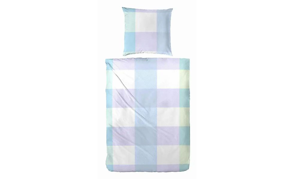Bettwäsche-Set   ¦ blau ¦ Maße (cm): B: 155 H: 1 Bettwaren > Bettwäsche > B günstig online kaufen