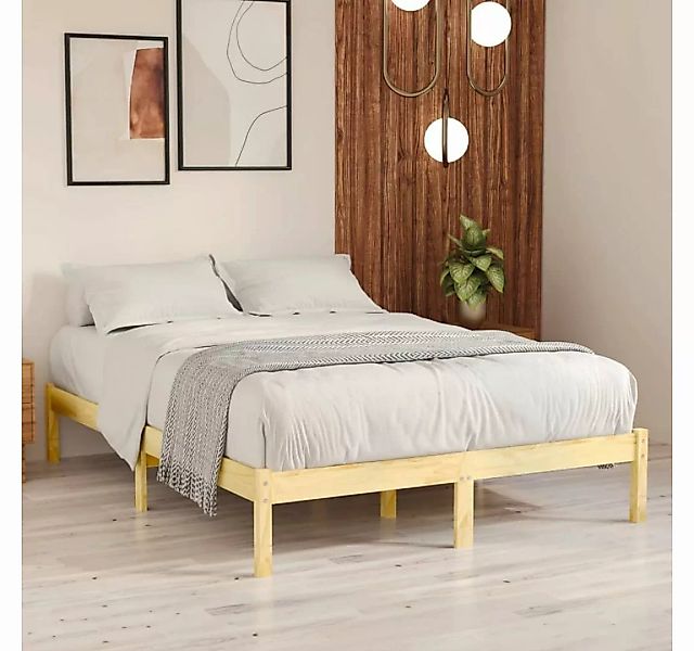furnicato Bett Massivholzbett Kiefernholz 140x200 cm günstig online kaufen
