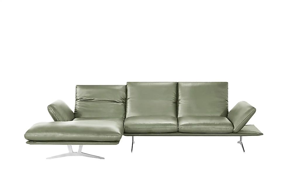 KOINOR Ecksofa Echtleder Francis ¦ grün ¦ Maße (cm): B: 314 H: 93 T: 159.0 günstig online kaufen