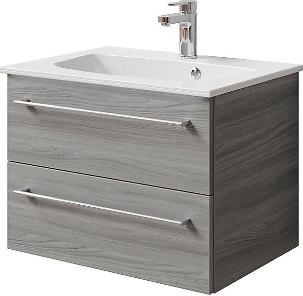 Saphir Waschtisch »Serie 6025 Mineralmarmor-Waschtisch mit Unterschrank, 67 günstig online kaufen