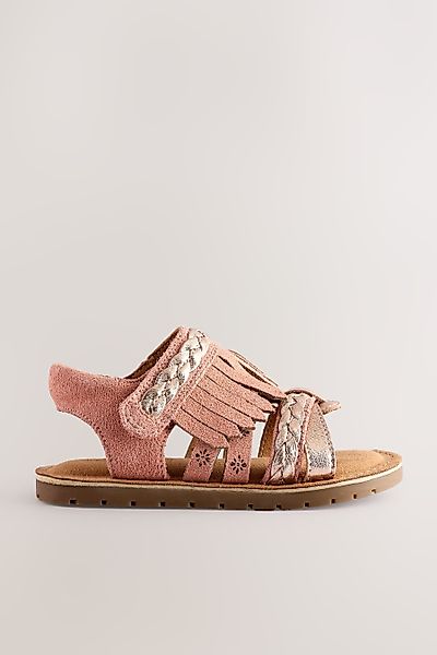 Next Veloursledersandalen mit Fransen Sandale (1-tlg) günstig online kaufen