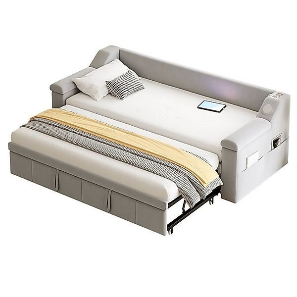 autolock Daybett Polsterbett Schlafsofa,Armlehnen Breiter und Dicker,Mit US günstig online kaufen