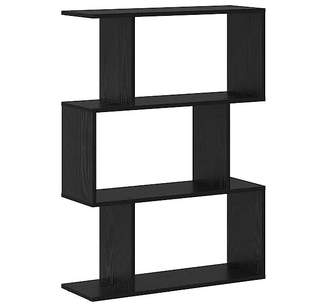 vidaXL Bücherregal Bücherregal Schwarz Eichen-Optik 70 x 14 x 97 cm Holzwer günstig online kaufen