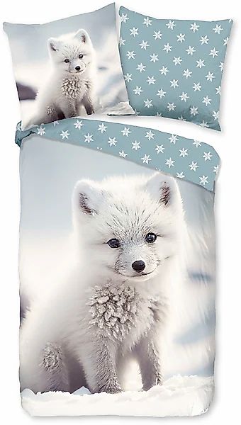 good morning Kinderbettwäsche »Toss«, Flanell, Biber, 135x200, Winter, Warm günstig online kaufen