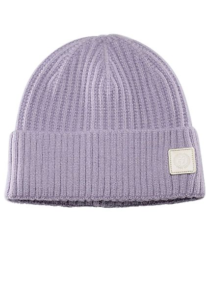 chillouts Strickmütze "Denise Hat" mit sichtbarem Logo-Patch günstig online kaufen