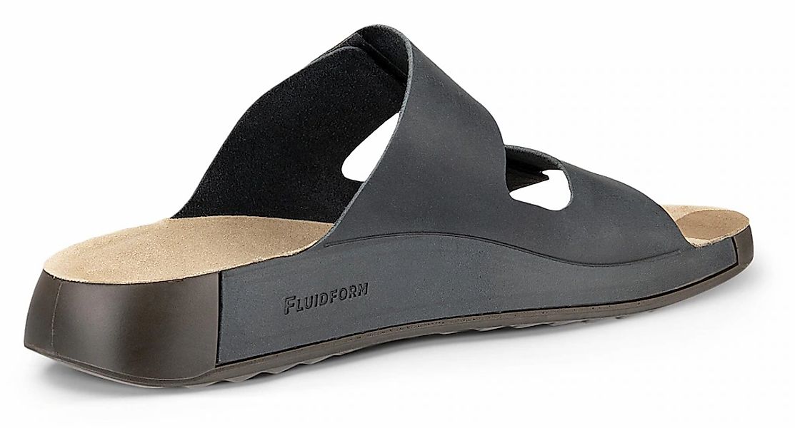 Ecco Cozmo M Pantolette, Sommerschuh, Schlappen, Klettschuh mit dezenten Zi günstig online kaufen