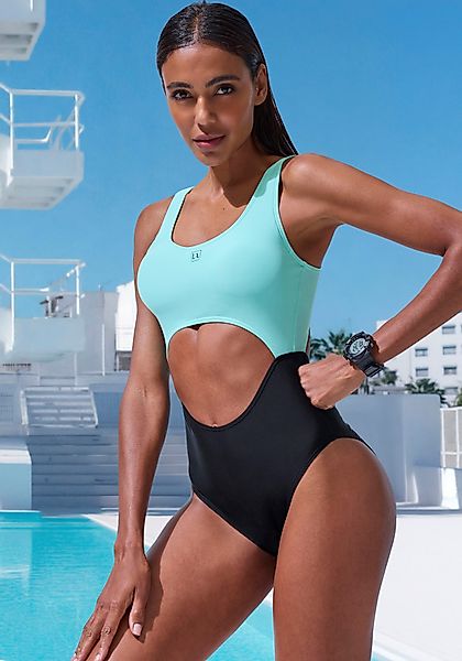 LASCANA ACTIVE Badeanzug mit modischem Cut-Out günstig online kaufen