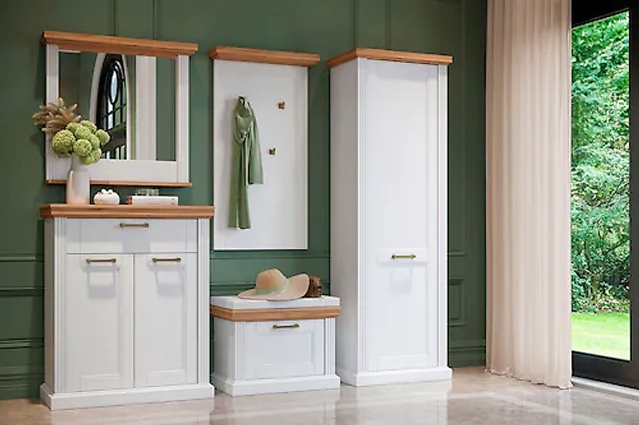 OTTO home Schuhschrank "Tara" (H/B/T): 102/86/38cm, hochwertig UV lackiert, günstig online kaufen