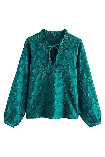 Next Langarmbluse Langärmelige Jacquard-Bluse (1-tlg) günstig online kaufen
