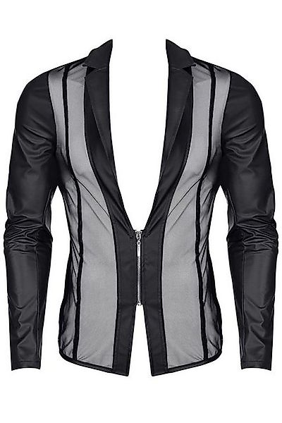 Regnes Fetish Planet Langarmhemd Herren-Hemd in schwarz - L günstig online kaufen