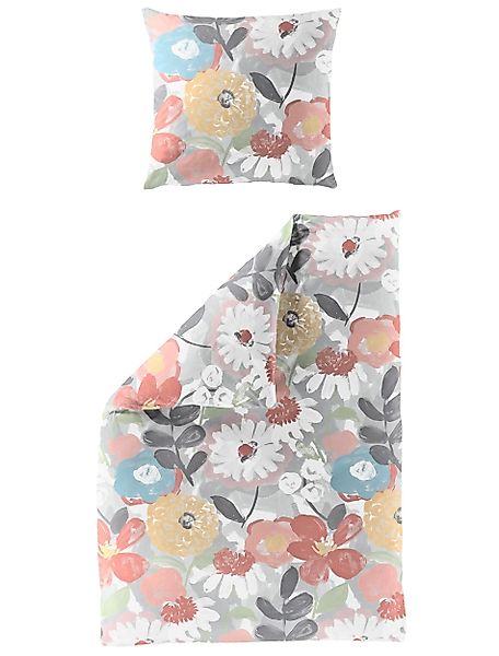 BIERBAUM Bettwäsche BIERBAUM Bettwäsche Mako-Satin bunt günstig online kaufen