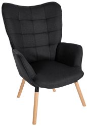 CLP Loungesessel Garding, Stuhl mit Stoff-Bezug günstig online kaufen