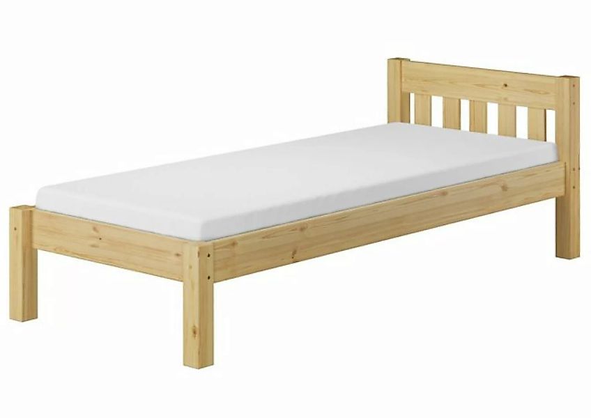 Erst-Holz® Gemütliches Jugendbett Kiefer 90x200 mit Rost und Matratze natur günstig online kaufen