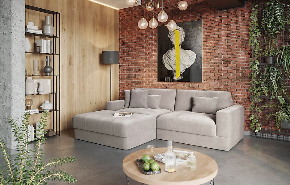 Home affaire Ecksofa "Innovid L-Form" Modernes Modul-Polsterprogramm günstig online kaufen