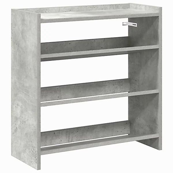 vidaXL Schuhregal Schuhregal Betongrau 60x25x62 cm günstig online kaufen
