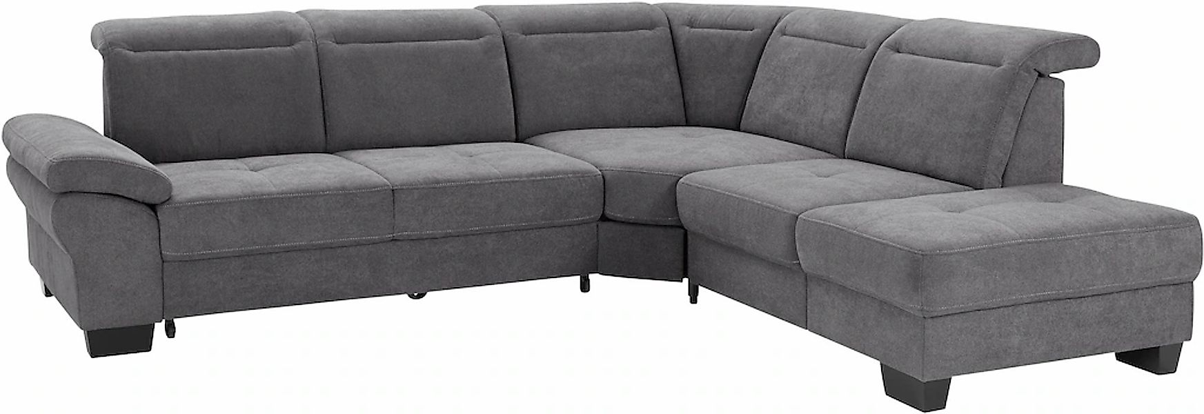 PLACES OF STYLE Ecksofa »Cornwall L-Form« incl. Sitztiefenverstellung, mit günstig online kaufen