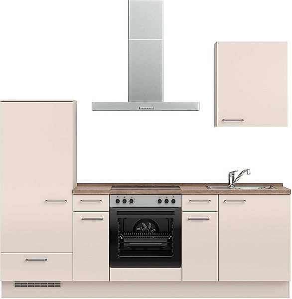 nobilia® Küchenzeile »"Laser I", Ausrichtung wählbar, Breite 240 cm« vormon günstig online kaufen